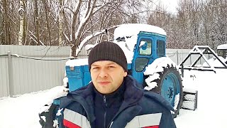 уборка чистка снега т 40 ам .  snow removal t 40 ltz