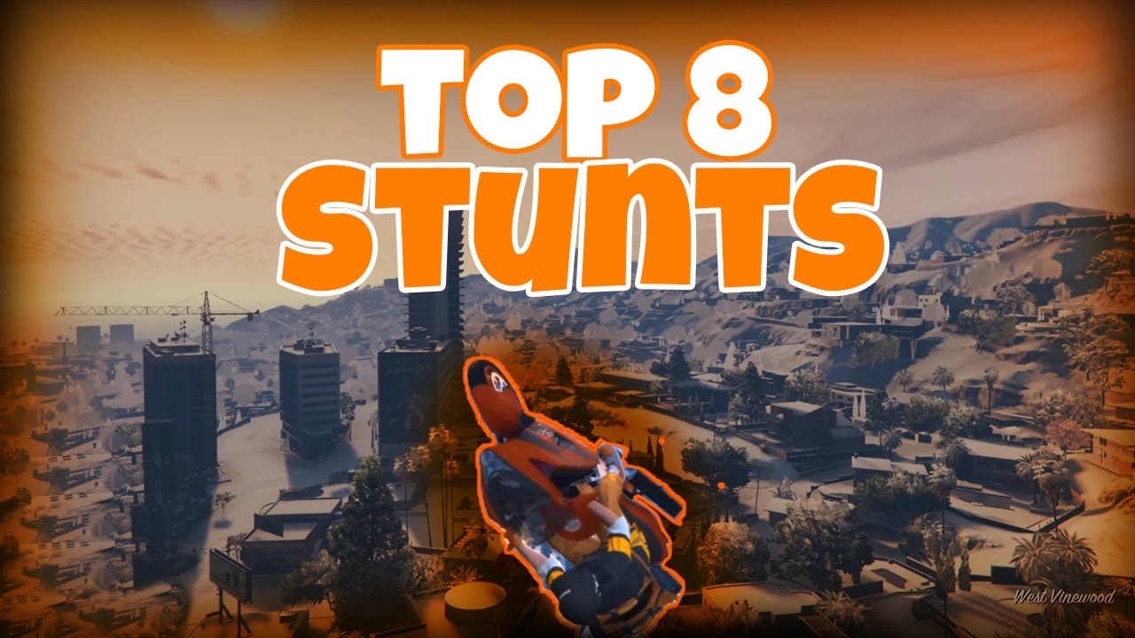 TOP 8 WINTER STUNT JUMPS in GTA ONLINE YouTube