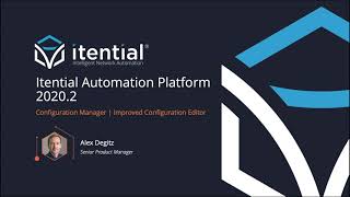 [Itential 2020.2] Improved Configuration Editor in Configuration Manager