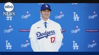 New Los Angeles Dodgers pitcher Shohei Ohtani shatters MLB salary record
