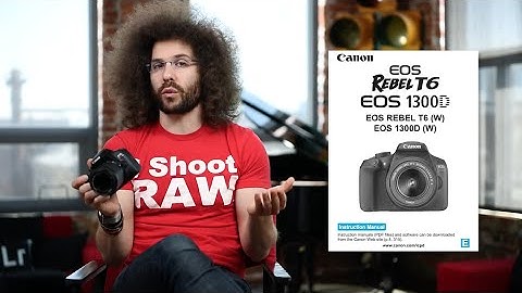 Canon Rebel T6 (1300D) User