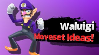 Waluigi Moveset Idea's (100th video!) Smash Fighter Concepts #01