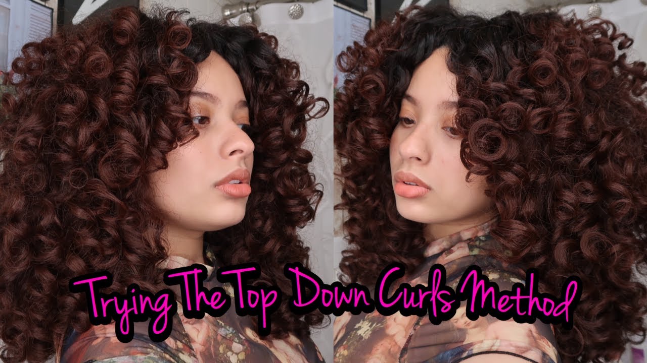 TOP DOWN CURL METHOD CURLY HAIR ROUTINE | AMAZING Curl Definition + Volume? | (2c/3a/3b curls)