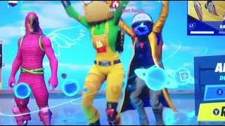 Choreographed synchronized dance routine
