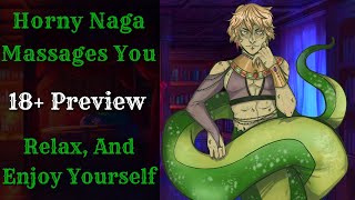 [ASMR] [M4M] Horny Naga Massages You [Spicy] [Binaural] [18  Preview]