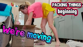 We are preparing to move, we are starting to pack /Мы готовимся к переезду, начинаем собирать вещи