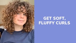 Soft and Fluffy Curly Hair Tutorial | Easy Curly Hair Routine screenshot 3