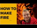 How to make a fire  starter