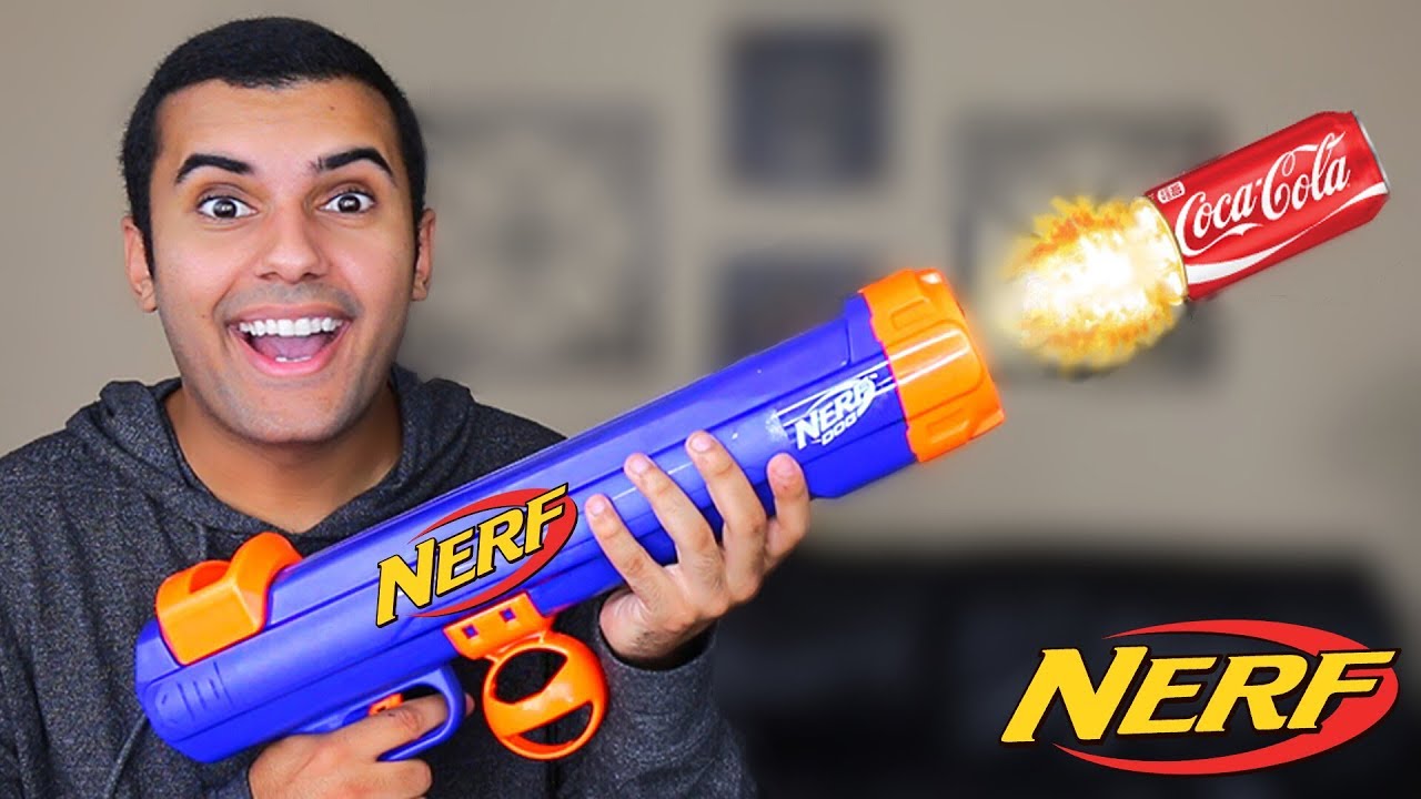 nerf gun that shoots tennis balls. 