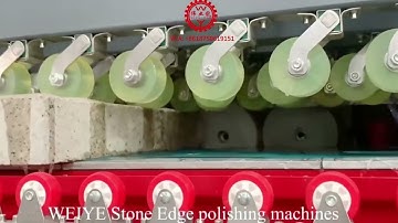 🔧 Stone Edge Polishing Machine – Full Working Process | Weiye Machinery