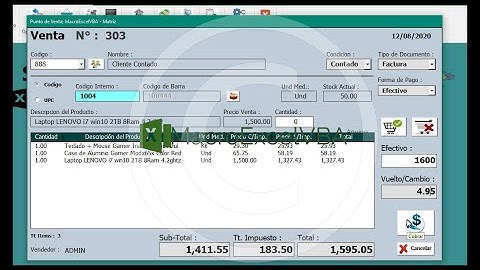 Interfaz del Sistema de Ventas e Inventario BD en Excel | MacroExcelVBA-Ag