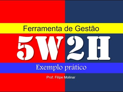 5W2H - Ferramenta de Gestão (Exemplo Prático)
