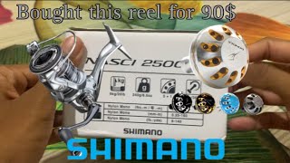 Unboxing a shimano Nasci 2021 FC 2500hg.
