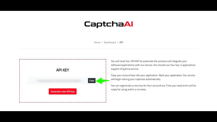 How To Get Your CaptchaAI API Key For Solving The Software/Bot Captcha