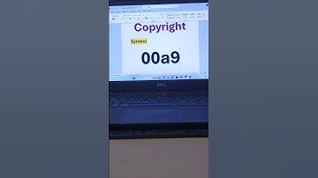 Copyright ©️ Symbol Create Ms word tricks important Trending #shortcut #ytstudio #copyright #tech