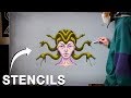 THE BIGGEST STENCIL PROJECT - Medusa Character