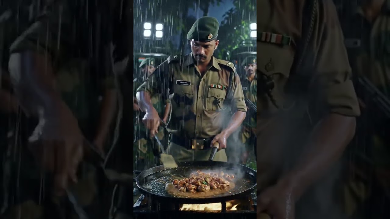 🍗“Barish Me Army Ka Chicken🌧️ | Jungle Me Fouji Ki Real Zindagi ”#viral #shorts #army #chicken