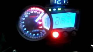 Koso RX2 + Koso mini voltmeter Start up - Auto Motor