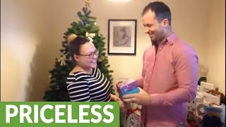 Couple discovers baby gender on Christmas day