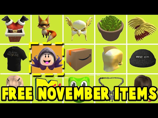 All Free Roblox Items You Can Get Right Now (November 2022) - GINX TV