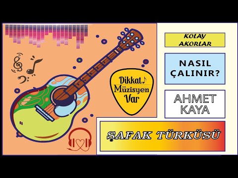 Gitar Dersi | Ahmet Kaya Şafak Türküsü Nasıl Çalınır