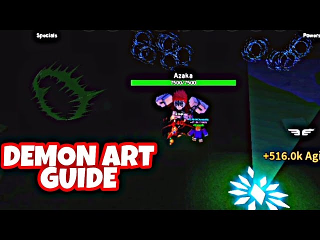 Location ] How to Get Demon Art in Anime Fighting Simulator