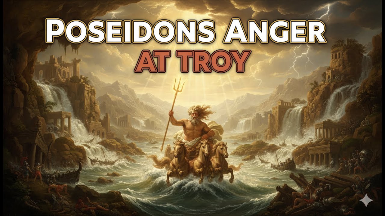 Poseidon's Anger at Troy | Mythical Tale of Gods, Sea, and Pride