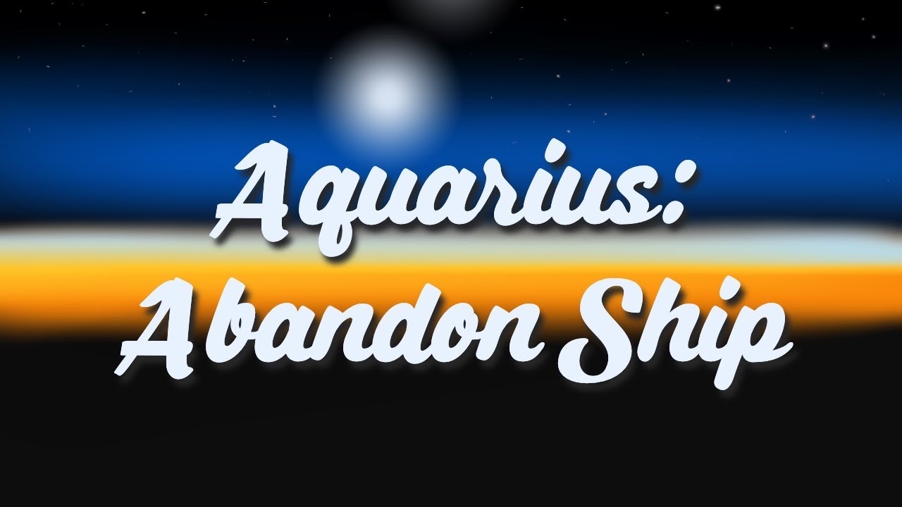 Aquarius: Abandon Ship