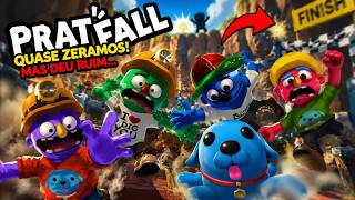 PRATFALL COM AMIGOS É PURO CAOS 💀 (QUASE ZERAMOS)