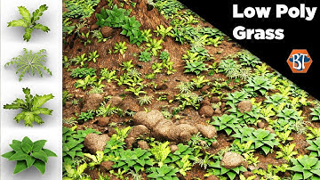 Blender 2.81 - How to model a Low Poly Grass