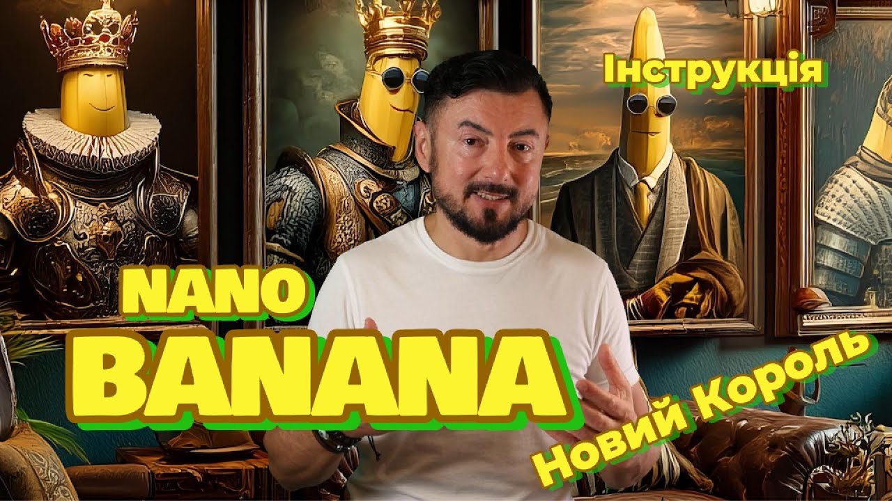 🍌Nano Banana🍌 Новий 👑 КОРОЛЬ Штучного Інтелекту, що це таке