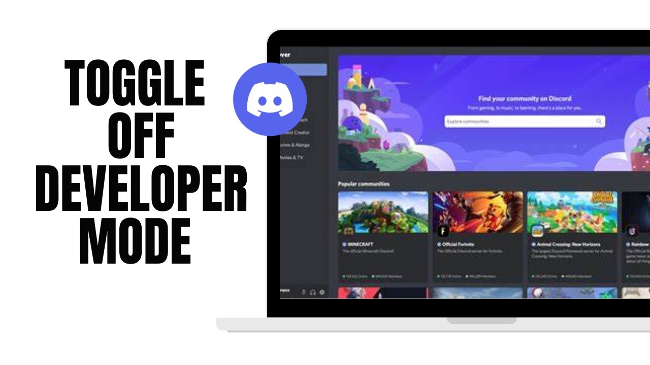 How to Toggle Off Developer Mode on Discord