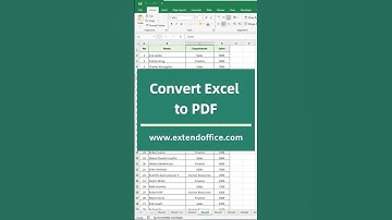 Convert Excel to PDF #excel