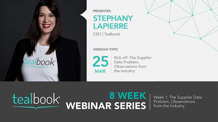 Supplier Data Crisis 8-Week Webinar Series | Week ...