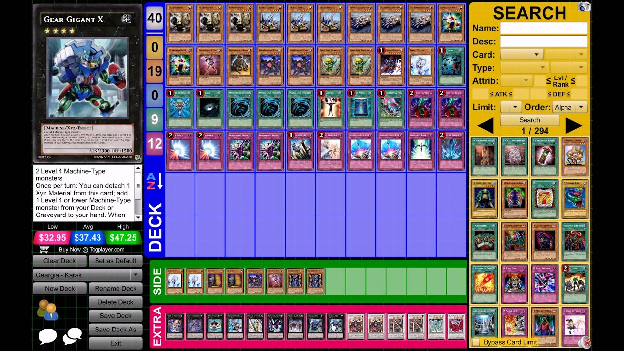 yugioh geargia cards Geargiattacker SDGR-EN002 Yu-Gi-Oh! Card You can Tribute this card YuGiOh Geargia Rampage Structure Deck