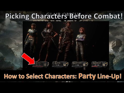 How to Swap Characters In & Out for Combat! Setting Party Line Up in Clair Obscur: Expedition 33!
