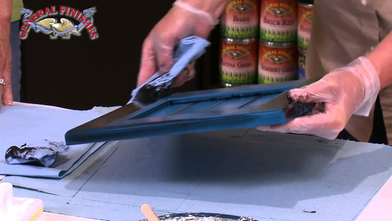 How To Apply Glaze Effects Over General Finishes Milk Paint Make