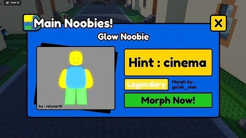 How To Get Glow Noobie In Find The Noobies Morphs Roblox (2024)