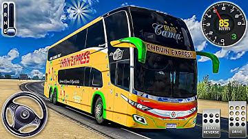 Real Coach Bus Driving Game 2025 - Mountain Bus Driver Simulator | Android Gameplay