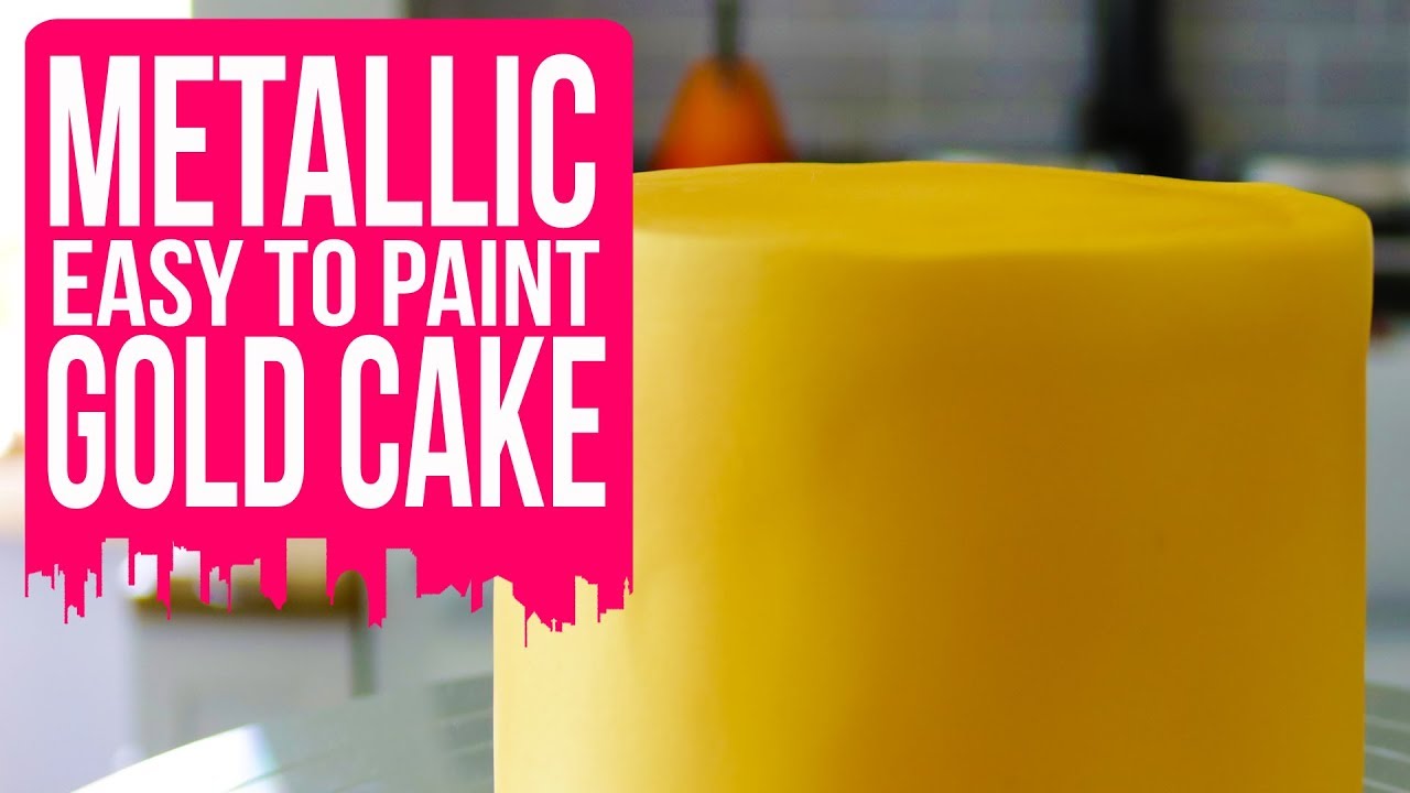 how to make edible gold paint! 🤩 use less liquid for more of a “paint, Paint Tutorial