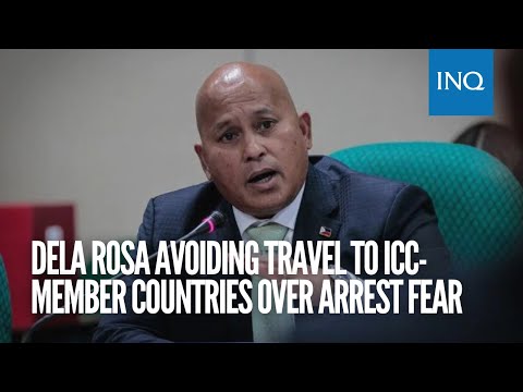 Dela Rosa avoiding travel to ICC-member countries over arrest fear