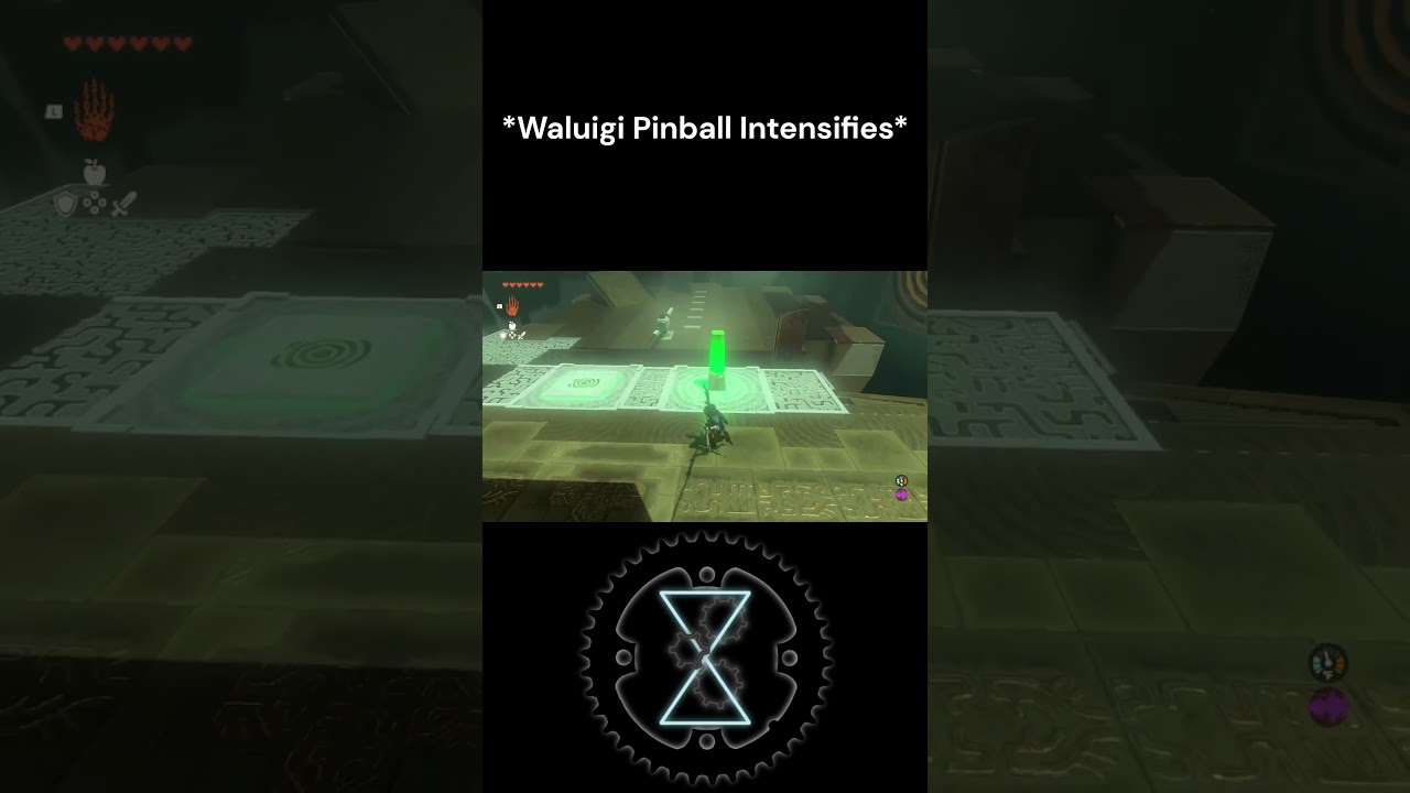 When you turn the shrine into a pinball challenge 