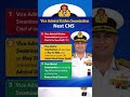 Chief Of Navy Staff #navy #appointment #bankexams