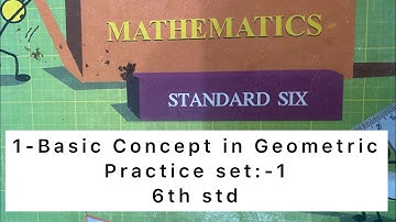 Practice set:-1|6th standard mathematics|1st lesson| Basic concept in Geometry