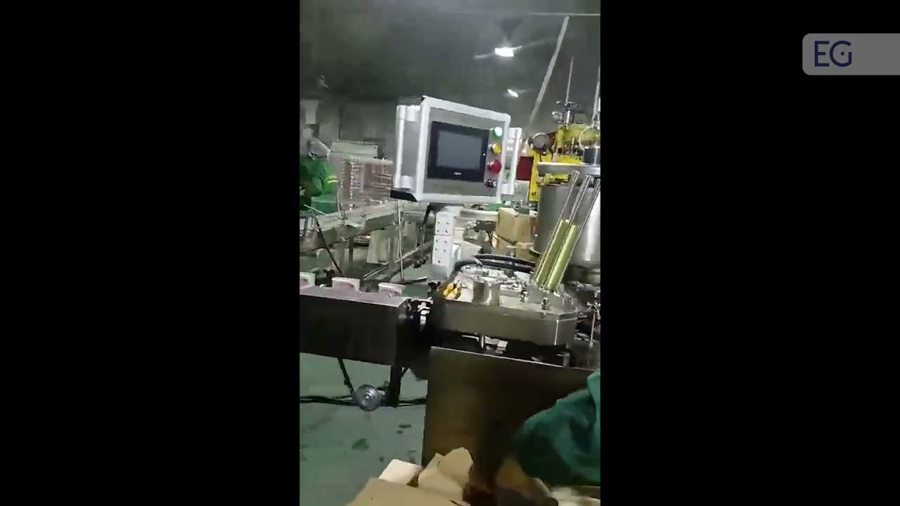 Автоматическая вакуумная запаечная машина для жестяных банок GT4B100H