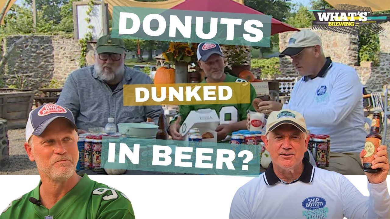 Dunkin Donuts...in Beer? l S08 E02 l SHIP BOTTOM BREWERY - LINVILLA ORCHARDS BEER GARDEN
