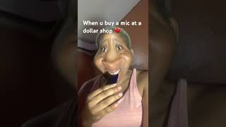When u buy a mic at a dollar shop #fypシ゚viral #funny