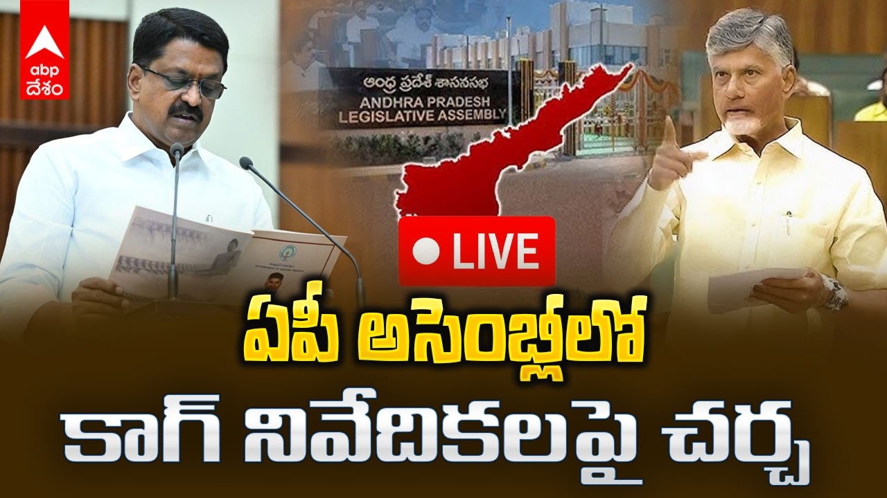 LIVE | AP Legislative Assembly Budget Sessions | ఏపీ అసెంబ్లీలో కాగ్ నివేదికలపై చర్చ | ABP Desam
