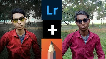 Face and beard  retaching Lightroom editing | Autodesk sketchbook |lightroom tutorial in mobile|