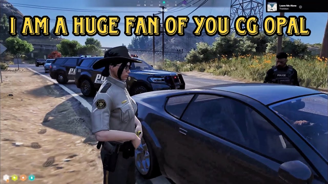 CG Opal Pulls Over Her Gang Leader Mr. K | Nopixel 4.0